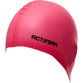 Resim Actifoam Silikon Bone Deluxe Yüzücü Havuz Ve Deniz Bonesi/fuşya Fuşya 