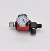 Resim Hava Filtreli Püskürtme Tabancası Hava Regülatörü Yağ-su Ayırıcı 