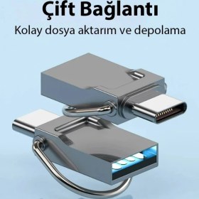 Resim OEMTR Ally 64GB Type-C USB Otg Flash Bellek - USB 2.0 100MB/S Flash DISK-1852 