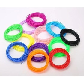 Resim Pla Filament 10 Renk 5 Metre Toplam 50m. 