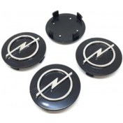 Resim Opel Tip Siyah Jant Göbek Arması 58-64Mm (437627057) 