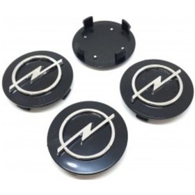 Resim Opel Tip Siyah Jant Göbek Arması 58-64Mm (437627057) 