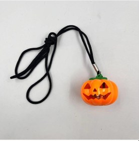 Resim Halloween Balkabağı Işıklı Kolye Diğer 
