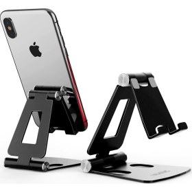 Resim The Wlue Alüminyum Ayarlanabilir Tablet ve Telefon Tutucu Stand Siyah 