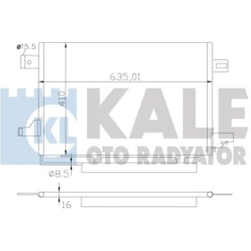 Resim KALE 387900 Klima Radyatoru Mercedes A-Class W169 04-12 B-Class W245 05-11 (WA142973) 