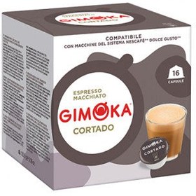 Resim Gimoka DG Cortado kahve kapsülleri 16 adet. 