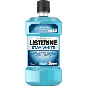 Resim Listerine Stay White Serinletici Ağız Bakım Suyu 250 ml 