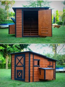 Resim Mandu Ahşap Tavuk Kümesi 30 Tavuk Kapasiteli 