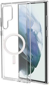 Resim Nevarium Galaxy S22 Ultra Uyumlu Kılıf Zore Tacsafe Wireless Kapak 