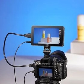 Resim Gm6s 5.5" 4k Hdmı Ultra Parlak 1200nit Dokunmatik Monitör 