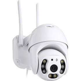 Resim Ip Ptz İç-Dış Mekan 360 DereceÇift Antenli 1080P Dome Güvenlik Kamera 