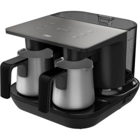 Resim Antrasit Çelik Ikili Türk Kahve Makinesi, Tüm Kahve Severlere Özel 