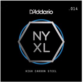 Resim D'Addario NYS014 NY Steel Elektro ve Akustik Gitar Tek Teli - .014 (Aksesuar) | Sarımsız Düz Çelik, Artırılmış Dayanıklılık, Berrak Tizler ve Geleneksel Çelik Tellere Göre Daha Uzun Ömür 