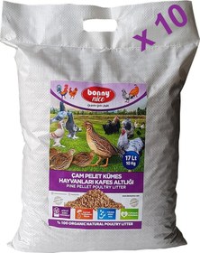 Resim Bonnynice Bıldırcın Güvercin Süs Tavukları Kafes Altlığı 17 L X10 