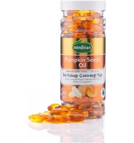 Resim Mindivan Bal Kabağı Çekirdeği Yağı Soft Jel Kapsül 1000 mg 100'lü 