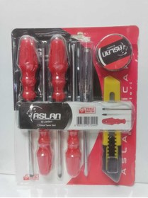 Resim ASLAN EL ALETLERİ Aslan El Aletleri 7 Paça Tamir Seti 