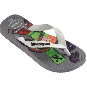 Resim Havaianas Kids Minecraft Çocuk Parmak Arası Terlik 4145125 Gri 