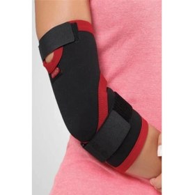 Resim Dirsek Desteği Koruyucu Neoprene Kırmızısiyah 301 Koruma Ref Dirseklik Iş Spor Aktiviteleri 