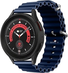 Resim Huawei Watch 4 46mm-Watch 4 Pro 22mm İle Uyumlu Seaflex Ocean Silikon Kordon Lacivert Lacivert 