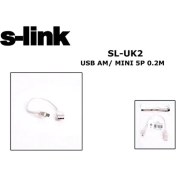 Resim S-Link Sl-Uk2 0.2M Usb Am/Mını5p Kablosu 