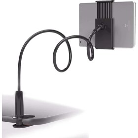 Resim The Wlue Masaüstü Telefon ve Tablet Tutucu 360° Flexible 72 cm Siyah 