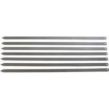 Resim 6 Adet Profosyonel Paslanmaz Metal Kıyma Şiş (Adana-Urfa-Antep Kebap Şişi) 