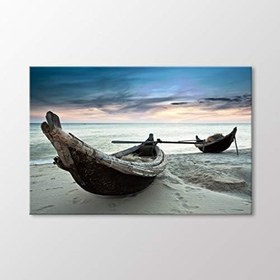 Resim Arty Tablo Kıyıdaki Sandallar AMZ-IMB131-x 60x40 