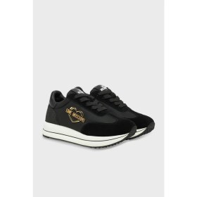 Resim Love Moschino Deri Süet Detaylı Sneaker Ayakkabı Bayan Ayakkabı JA15074G1MINA00A 