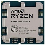 Resim Amd RYZEN 9 7900X 78MB 12çekirdekli O/B UHD AM5 170w Kutusuz+Fansız 