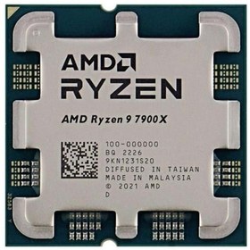 Resim Amd RYZEN 9 7900X 78MB 12çekirdekli O/B UHD AM5 170w Kutusuz+Fansız 
