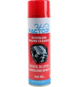 Resim Factor360 Susuz Motor Temizleme Spreyi 500 ML 