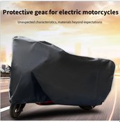 Resim Turcoshop11 Gri 1 Adet Ağır Hizmet Motosiklet Örtüsü Su Geçirmez Uv Don Dayanıklı 