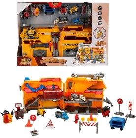 Resim MCM Group 4539 Maxx Wheels Sesli ve Işıklı Garaj Seti Inşaat Garajı -Sunman 