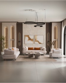 Resim Welusse Home & Living Latte Koltuk Takımı & Oturma Grubu - (3+3+1) 