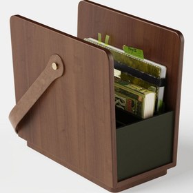 Resim Ahşap Dergilik - SALON TRIO, Ceviz 