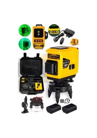 Resim Assur Plus ASR908 360° 12 Köşe Otomatik Hizalamalı Lazer Metre Hizalama Yeşil Çizgili Lazer Hizalama Su Terazili 