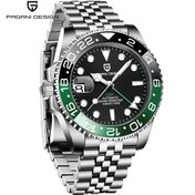 Resim Pagani design PD-1662 GMT-MASTER Erkek Aydınlık Mekanik Saat Lüks Paslanmaz Çelik Su Geçirmez Otomatik Kol Saati 
