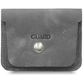 Resim Guard Gri Crazy Patlı Kartlık Hakiki Deri Erkek / Kadın P5227 Gri 
