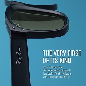 Resim Ray-Ban 0RBR0502S 6677VR 50 Unisex Güneş Gözlüğü, Siyah, 50 