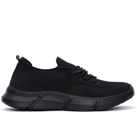 Resim Kadın Siyah Sneaker 