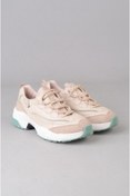 Resim SEÇ KUNDURA SEÇ 34120 KALIN TABANLI KADIN SNEAKERS BEJ 