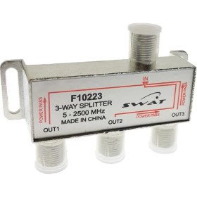 Resim Özentek 3'lü 1/3 Splitter 5-2500 Mhz 3 Way Karasal Uydu Yayını Çoğaltıcı 