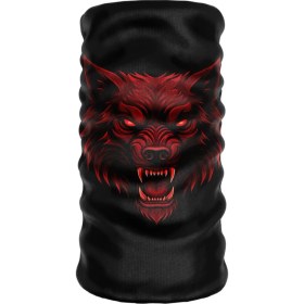 Resim Bebo Store Extreme Outdoor Spor , Motorcu ve Bisiklet Kullananlara Özel Desenli Buff Boyunluk Bandana Balaklava (KURT-193) 