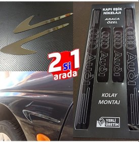 Resim Audi 90 Kapı Eşiği Set + Çamurluk Vent Krom Görsel 