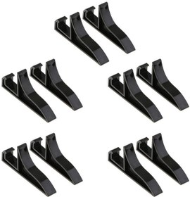 Resim Suntek 10 Parça Şövale Standları Bulaşık Tabağı Siyah S 