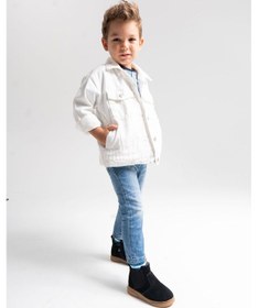 Resim Mnpc Erkek Çocuk Siyah Hakiki Deri Suya Dayanıklı Anatomik Günlük Bot 25k2b110412 Siyah 