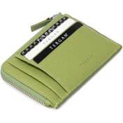 Resim Yeşil Deri Unisex Kredi Kartlık - S1KK00000265-G8Z 