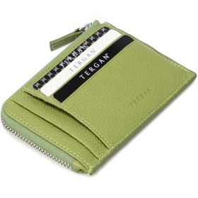 Resim Yeşil Deri Unisex Kredi Kartlık - S1KK00000265-G8Z 