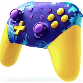 Resim Nintendo Switch 1 Ve 2 Uyumlu Pro Controller - Splattonyeni 