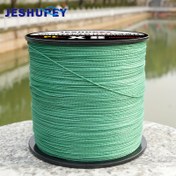 Resim JESHUPEY 8-İplik PE Balıkçılık Hattı, 500m/546yds, 300m/328yds Uzun Atış, Ultra Güçlü Çekiş Gücü, Tekne ve Deniz Balıkçılığı için İdeal, Deniz Balıkçılığı Malzemeleri | Yeşil Makara | Dayanıklı Balıkçılık Hattı, Balıkçılık Ekipmanı 